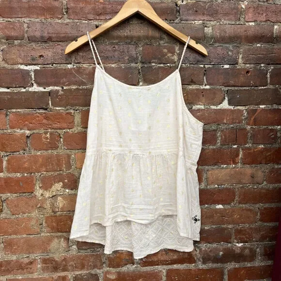 Benetton Polka Dot tank Pink Size L - Picture 2 of 2